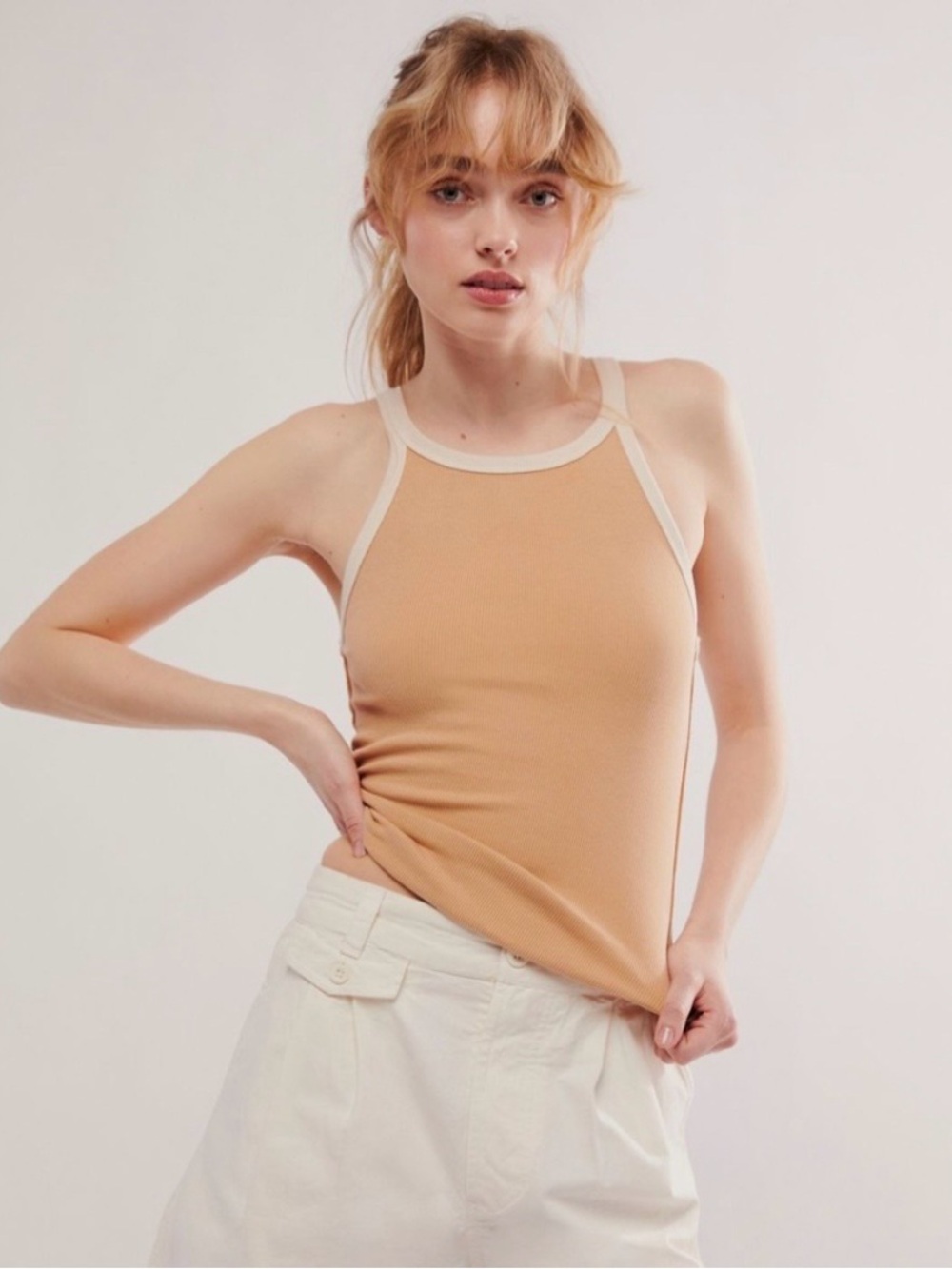 Free People Only 1 Ringer Tank